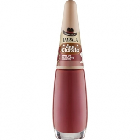 Esmalte Impala Ana Castela Berrante Cremoso 7,5ml – Cor Intensa e Autêntica