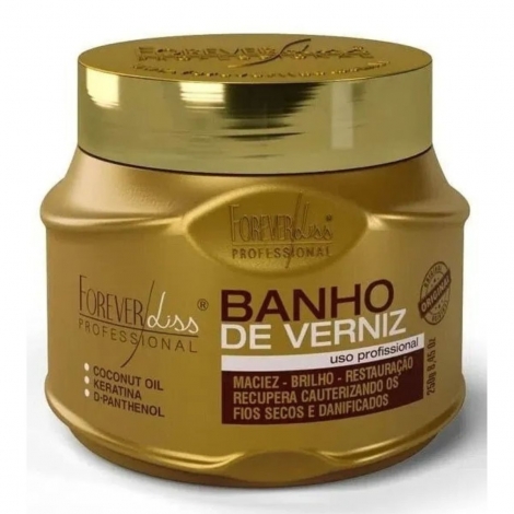 Máscara Banho de Verniz Maciez e Brilho Forever Liss 250g