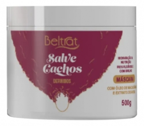 Beltrat Máscara Profissional Salve Cachos Definido 500 g – Hidratação e Definição para Cachos Perfeitos