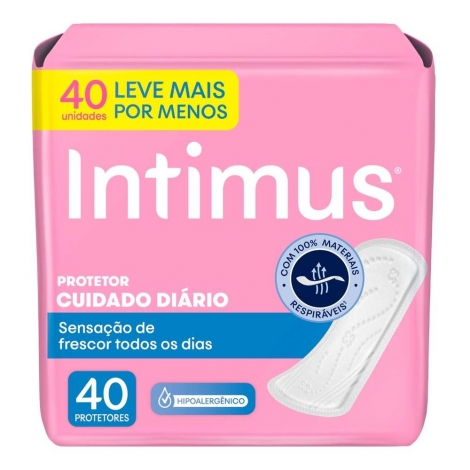 Intimus Days Protetor Diário Sem Abas sem Perfume 40un
