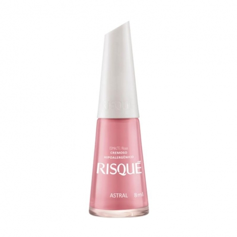 Esmalte Risqué Astral Cremoso 8ml – Roxo Vibrante e Moderno