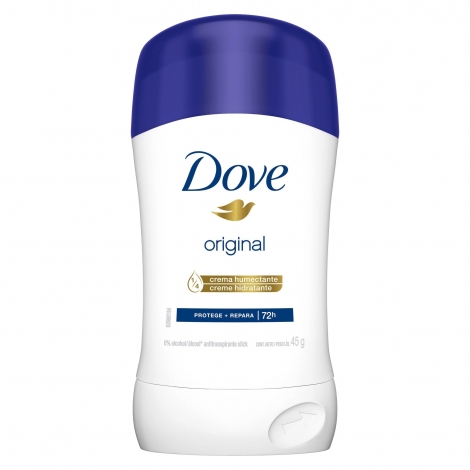 Dove Stick Original 45 g – Proteção Clássica com Hidratação