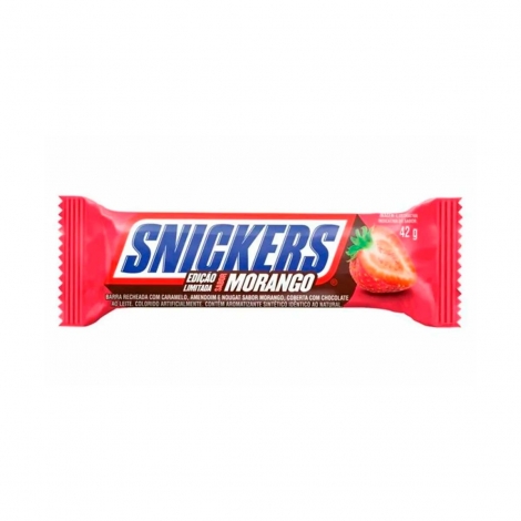 Snickers Morango – A Clássica Energia com um Toque Frutado Surpreendente
