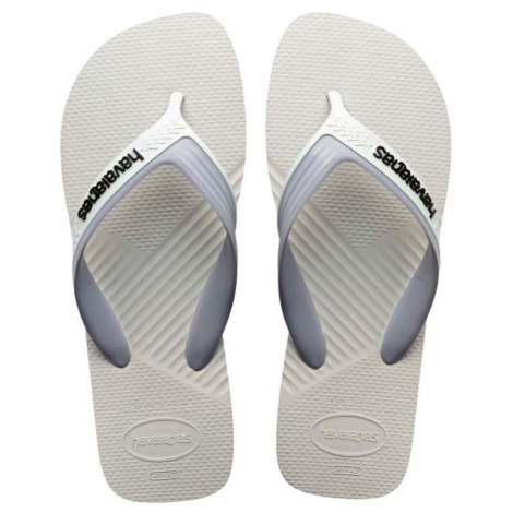 Sandália Havaianas Dual Branco Cinza Gelo 35/36