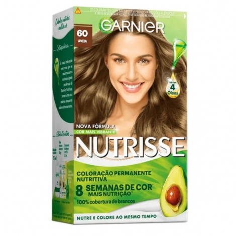 Tintura de Cabelo Nutrisse Creme Cor 60 Aveia Garganier