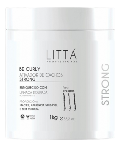 Bela Berê Ativador de Cachos Be Curly Strong 1 L (Littá Profissional) – Definição e Nutrição Profunda