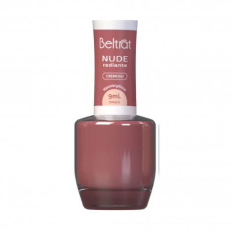 Esmalte Beltrat Nude Cremoso 9 ml – Toque Natural com Acabamento Cremoso