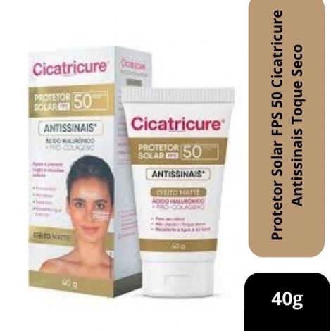 Protetor Solar FPS 50 Cicatricure Antissinais Toque Seco