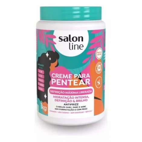 Creme Para Pentear Salon Line Definição Intensa Liberada 1kg