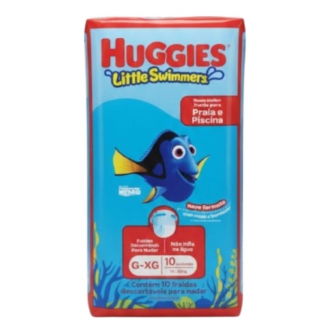 Huggies Little Swimmers Fralda Piscina e Praia G XG 10 Unidades