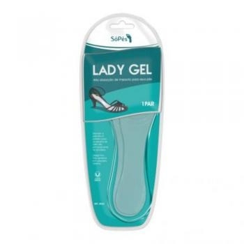 Palmilha Lady Gel “Só Pés” – Gel neutro, tamanho único recortável