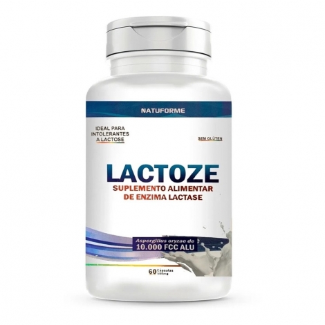Lactoze 60 cápsulas 1 g – Digestão Suave em Suplemento Natural