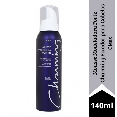 Mousse Modeladora Forte Charming Fixador para Cabelos Cless