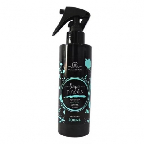 Limpa Pincéis Phállebeauty Remove Resíduos Eficaz  200ml