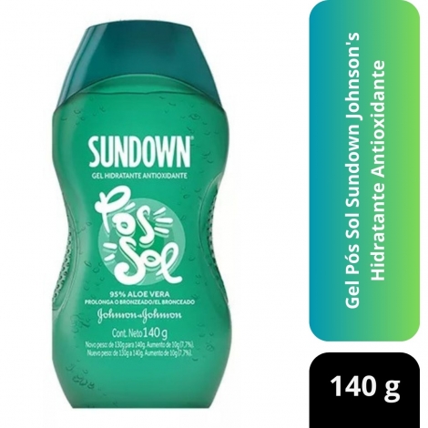 Gel Pós Sol Sundown Johnson's Hidratante Antioxidante 140g