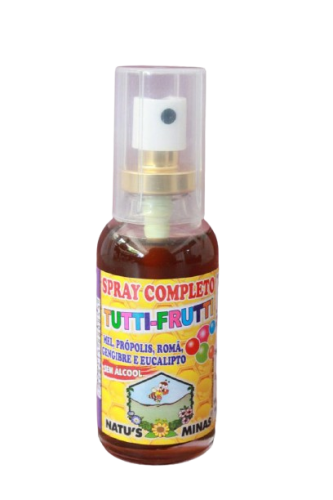 Spray Bucal Natus Minas Tutti Frutti 30ml – Sem Álcool