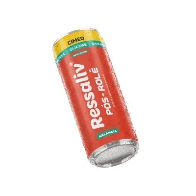 Ressaliv Lata com Gás Sabor Melancia 269ml