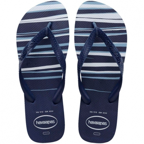 Sandália Havaianas Top Basic Marinho Branco Confortável 39/40