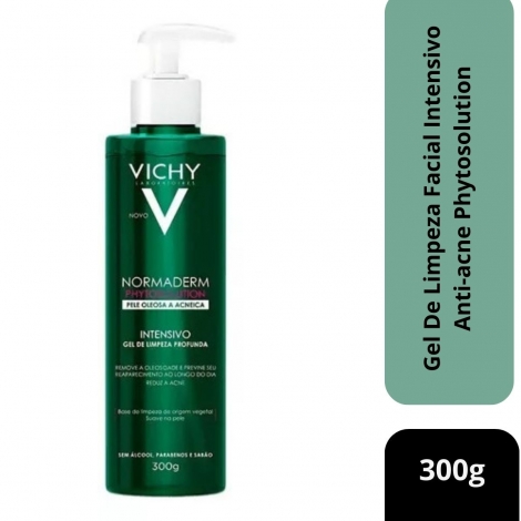 Gel De Limpeza Facial Intensivo Anti-acne Phytosolution 300g