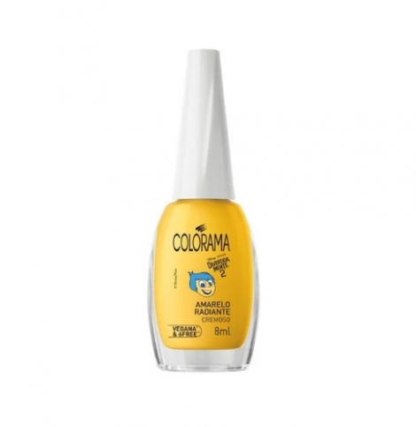 Esmalte Colorama Divertidamente Amarelo Radiante 8ml – Alegria nas Unhas
