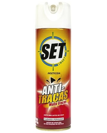 Conjunto Aerossol Inseticida Inset Anti-Tracas 300ml – Proteção Eficaz Contra Traças