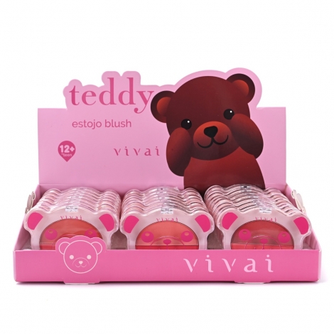 Estojo Blush Teddy – Maquiagem Compacta com Toque Natural