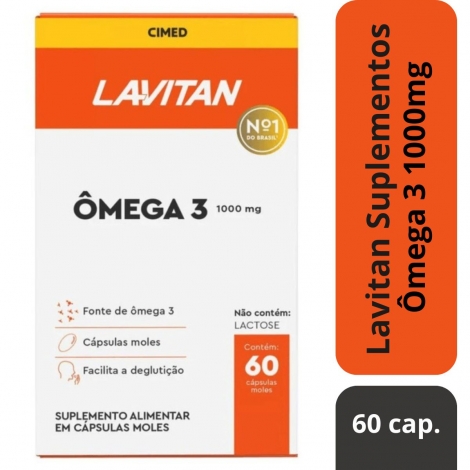 Lavitan Omega 3 60 cápsulas gel