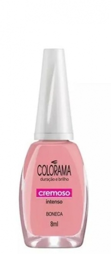 Esmalte Colorama Boneca Cremoso 8ml – Rosa Delicado e Feminino