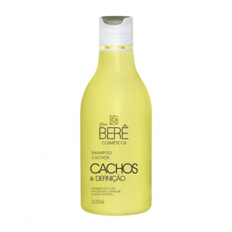 Bela Berê Shampoo Cachos Definição 500 mL – Limpeza Suave e Realce da Curvatura Natural