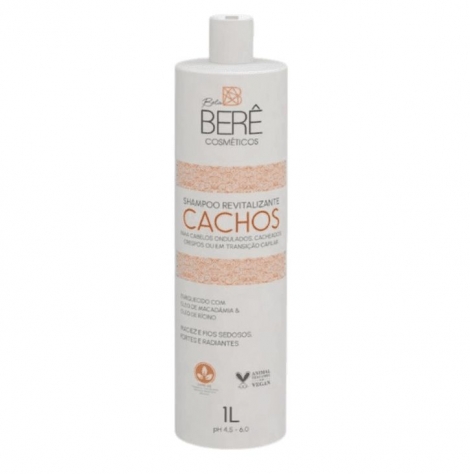 Bela Bere Shampoo Macadâmia e Rícino 1L