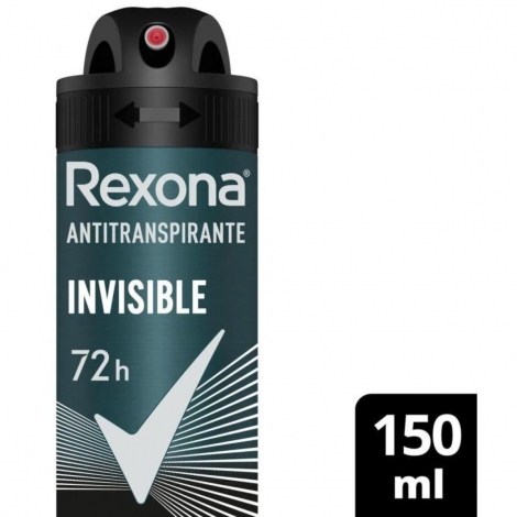 Desodorante Rexona Men Invisible Antitranspirante Aerosol 150ml