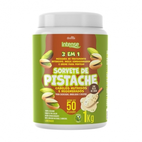 Creme de Tratamento Intensivo Griffus Sorvete de Pistache 1kg