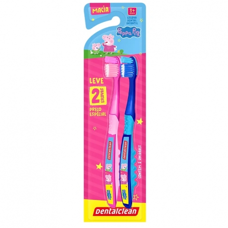 Escova Dental Peppa Pig Dentalclean Leve 2 Pague 1