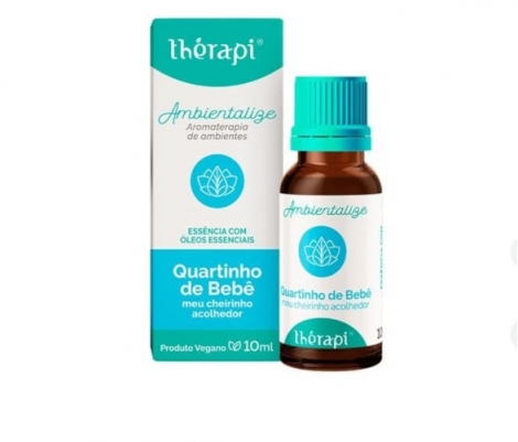 Óleo Essencial Therapi Quartinho de Bebê 10 ml – Aroma Doce e Aconchegante para Espaços Infantis