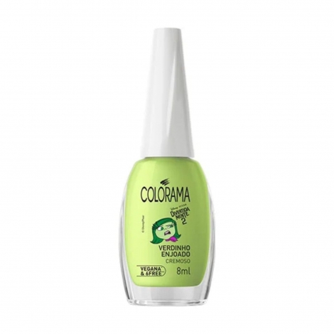 Esmalte Colorama Divertidamente Verdinho Enjoado 8ml – Ousadia com Delicadeza