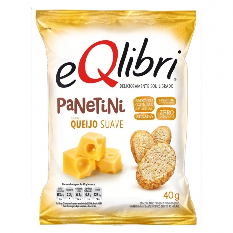 Equilibri Biscoito Panetini Queijo Suave 40g
