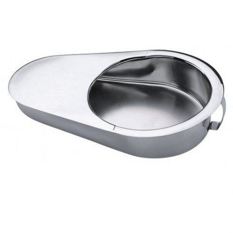Comadre Inox Fortinox – Tipo Pá 40 × 30 cm
