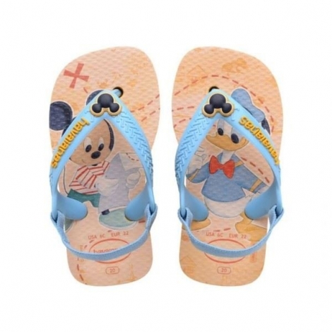 Sandália Havaianas Baby Disney Classic Amarelo Pop 22