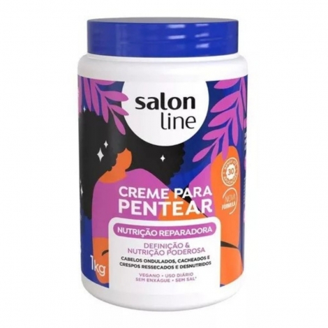 Creme Pentear Nutrição Reparadora 1kg Salon Line