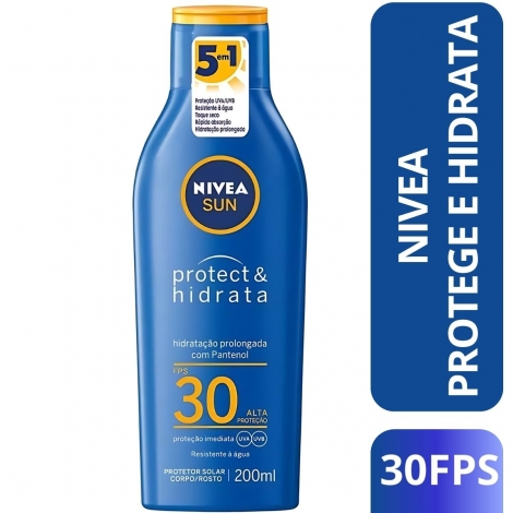 Protetor Solar Nivea Sun Protect & Hidrata FPS 30 200ml
