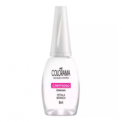 Esmalte Colorama Pétala Branca Cremoso 8ml – Delicadeza e Sofisticação