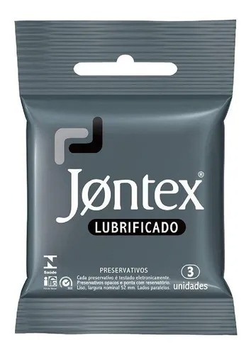 Jontex Clássico – Preservativo Tradicional Lubrificado com 3 Unidades
