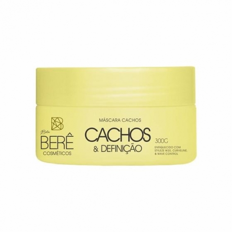 Bela Berê Máscara Hidratante de Definição 300 g – Cachos Macios e Bem Definidos