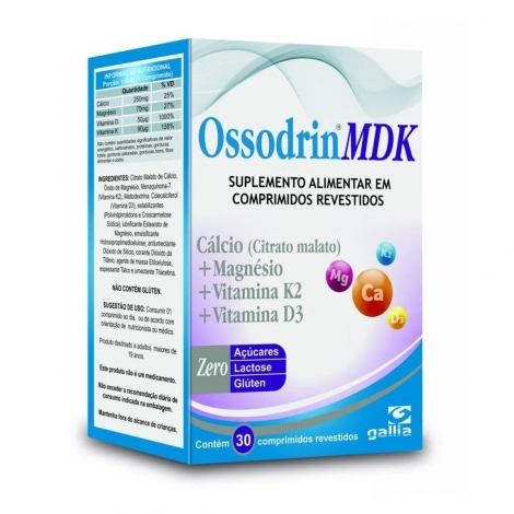 Ossodrin MDK Comprimidos Embalagem com 30 Unidades