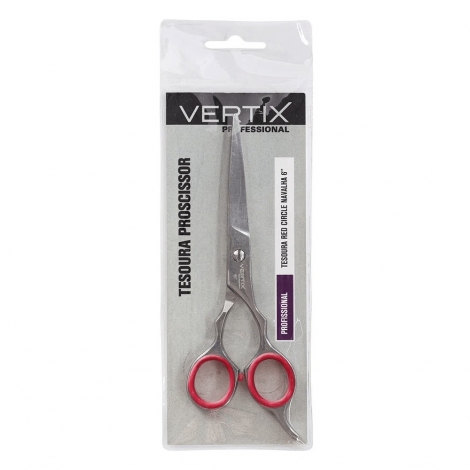 Tesoura Vertix Red Circle Navalha 6"