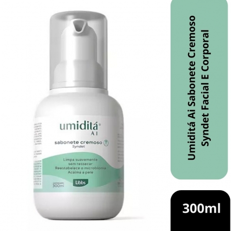 Sabonete Líquido Cremoso Umidita AI 300ml