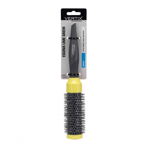 Controle e Volume – Escova Vertix Lime Green Cerâmica 33mm