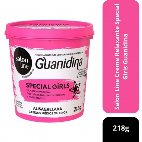 Salon Line Creme Relaxante Special Girls Guanidina 218g