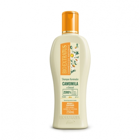 Shampoo Bio Extratus Camomila 250ml – Clareamento Suave e Brilho Natural