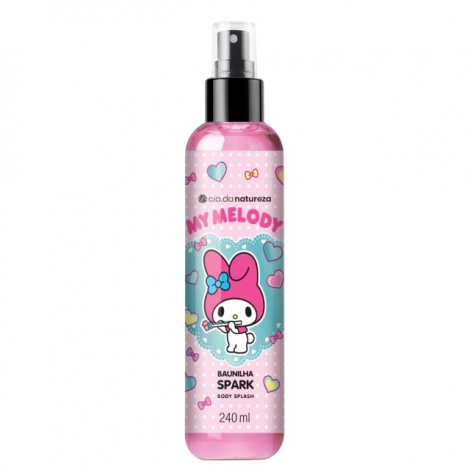 Body Splash Cia Deo Colônia My Melody 240ml
